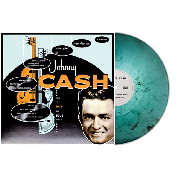 Johnny Cash : With His Hot And Blue Guitar (LP, Album, RE, Tur)