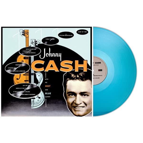 Johnny Cash : With His Hot And Blue Guitar (LP, Album, RE, Tur)