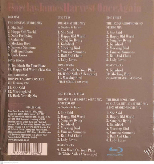 Barclay James Harvest : Once Again (CD, Album, RE, RM + CD, Album, RE, Rem + CD, Album)