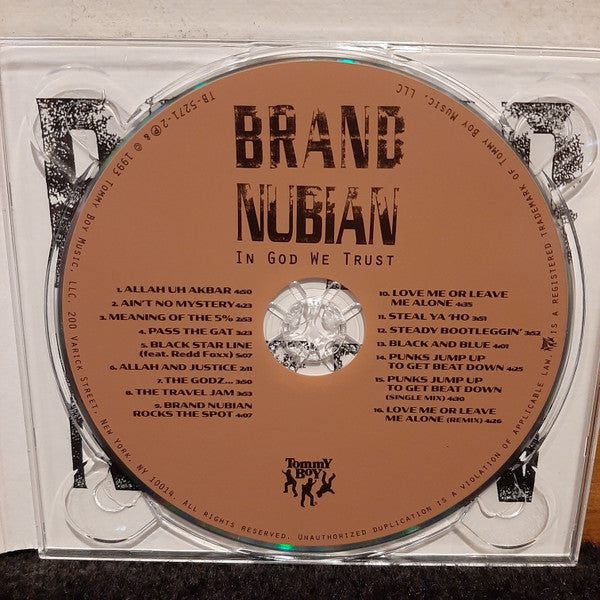 Brand Nubian : In God We Trust (CD, Album, RE, RM, 30t)