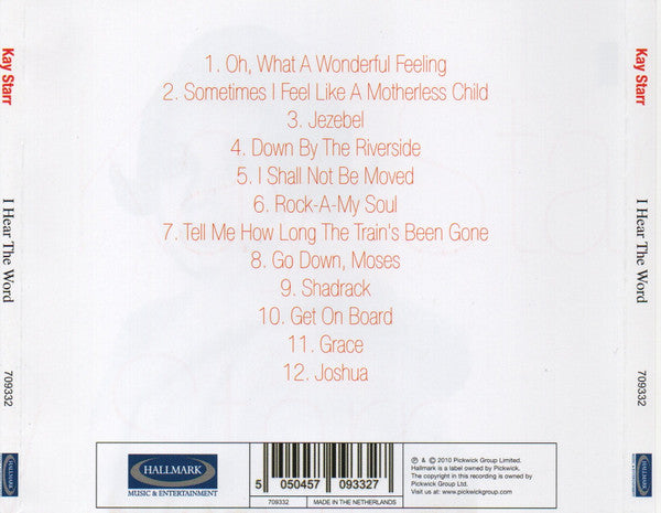 Kay Starr : I Hear The Word (CD, Album, RE)
