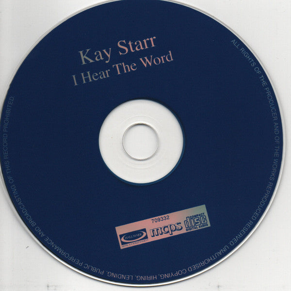 Kay Starr : I Hear The Word (CD, Album, RE)