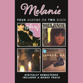 Melanie (2) : Born To Be / Melanie / Candles In The Rain / Leftover Wine  (2xCD, Comp, RM)