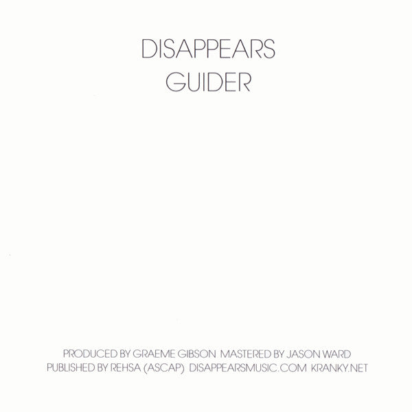 Disappears : Guider (CD, Album)