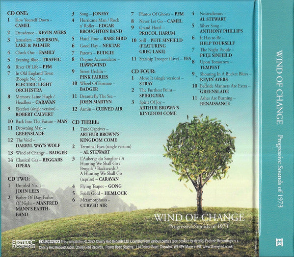 Various : Wind Of Change (Progressive Sounds Of 1973) (4xCD, Comp + Box)