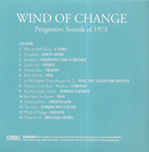 Various : Wind Of Change (Progressive Sounds Of 1973) (4xCD, Comp + Box)