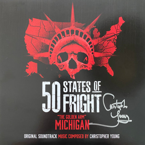 Christopher Young : 50 States Of Fright: The Golden Arm (Michigan) (LP, Gol)