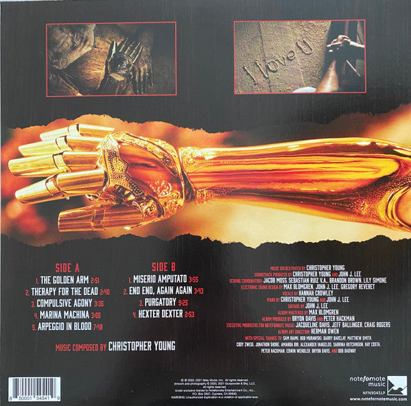 Christopher Young : 50 States Of Fright: The Golden Arm (Michigan) (LP, Gol)