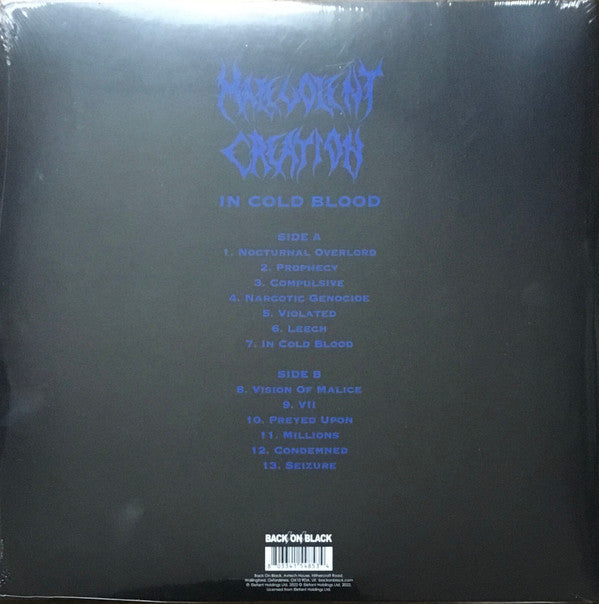 Malevolent Creation : In Cold Blood (LP, Album, Ltd, RE, Blu)