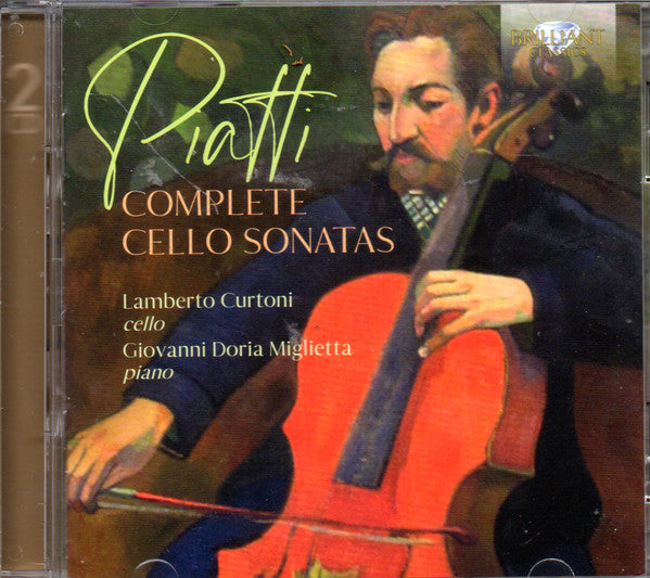 Carlo Alfredo Piatti - Lamberto Curtoni, Giovanni Doria Miglietta : Complete Cello Sonatas (2xCD, Album)