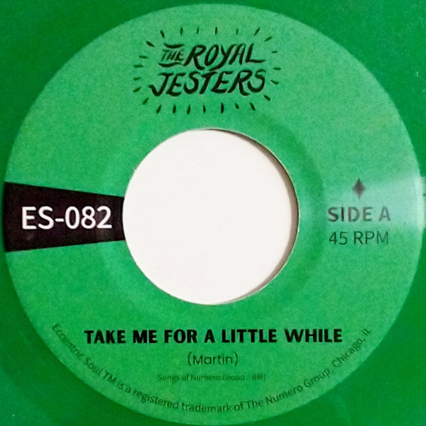 The Royal Jesters : Take Me For A Little While / We Go Together (7", Gre)
