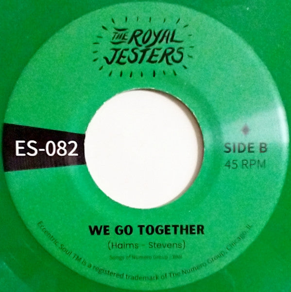 The Royal Jesters : Take Me For A Little While / We Go Together (7", Gre)