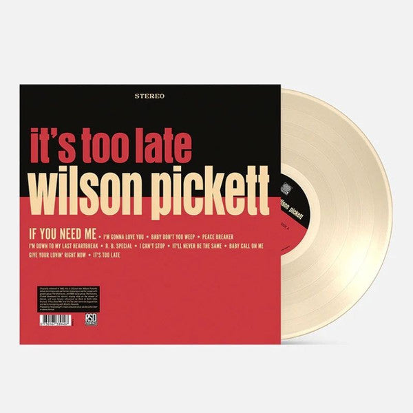 Wilson Pickett : It's Too Late (LP, Album, RSD, RE, Cre)
