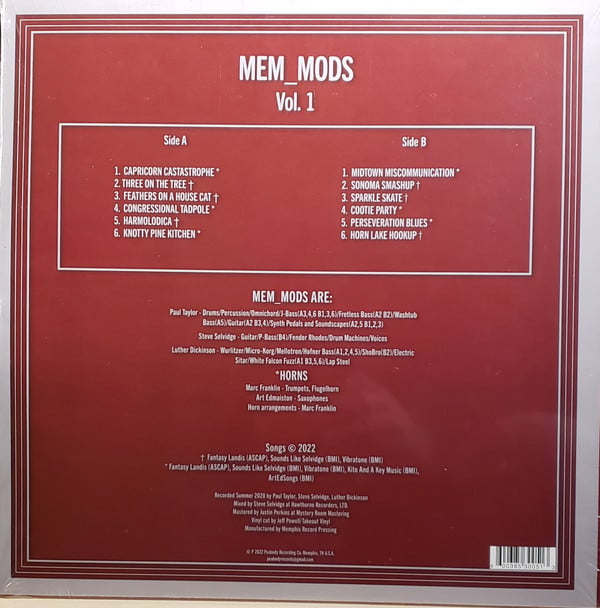 MEM_MODS : MEM_MODS Vol. 1 (LP, Ltd)