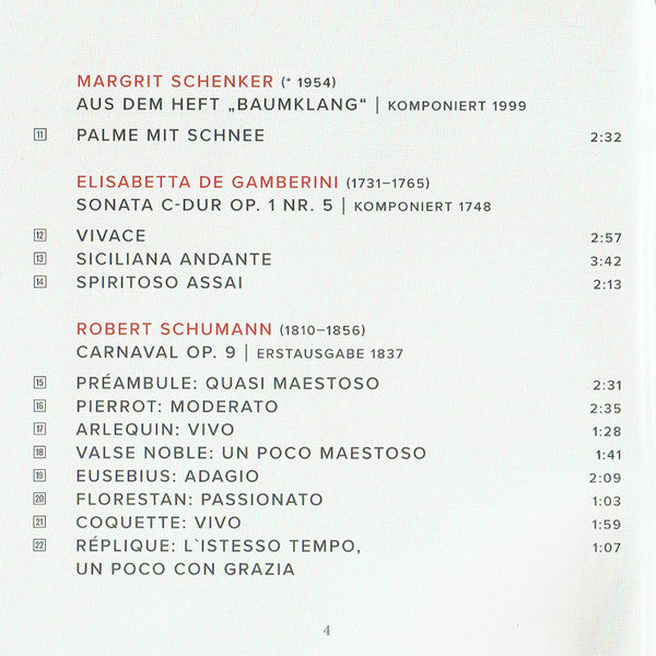 Lisa Maria Schachtschneider : Feminae – The Female In Music (SACD, Hybrid, Multichannel, Album)