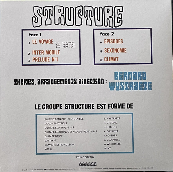 Structure (8) : Pop Music (LP, Album, RE)