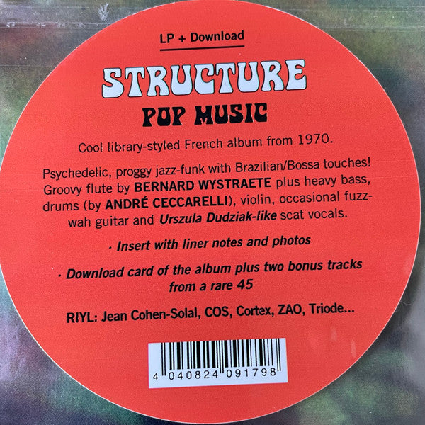 Structure (8) : Pop Music (LP, Album, RE)