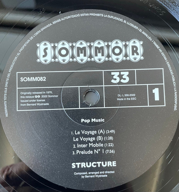 Structure (8) : Pop Music (LP, Album, RE)