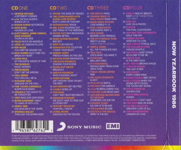 Various : Now Yearbook '86 (4xCD, Comp)