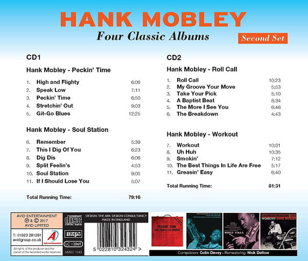 Hank Mobley : Four Classic Albums (Second Set) (2xCD, Comp)