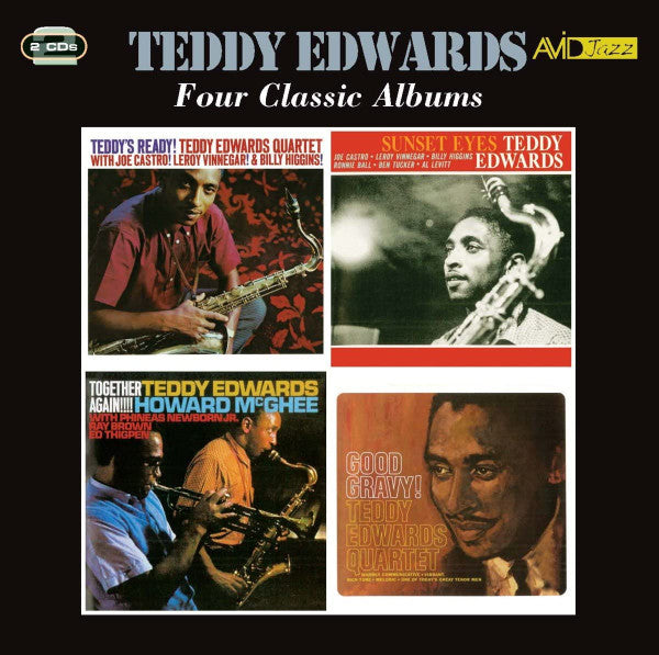 Teddy Edwards : Four Classic Albums (2xCD, Comp, RM)