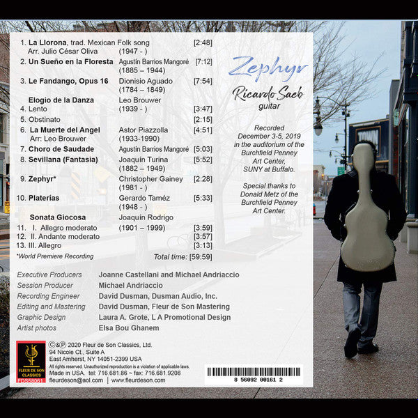 Ricardo Saeb : Zephyr (CD, Album)