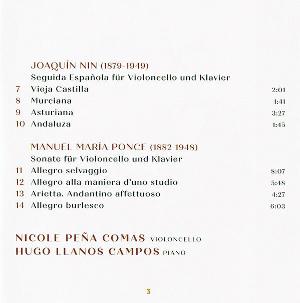 Nicole Peña Comas, Hugo Llanos Campos : El Canto Del Cisne Negro (CD, Album)