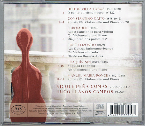 Nicole Peña Comas, Hugo Llanos Campos : El Canto Del Cisne Negro (CD, Album)