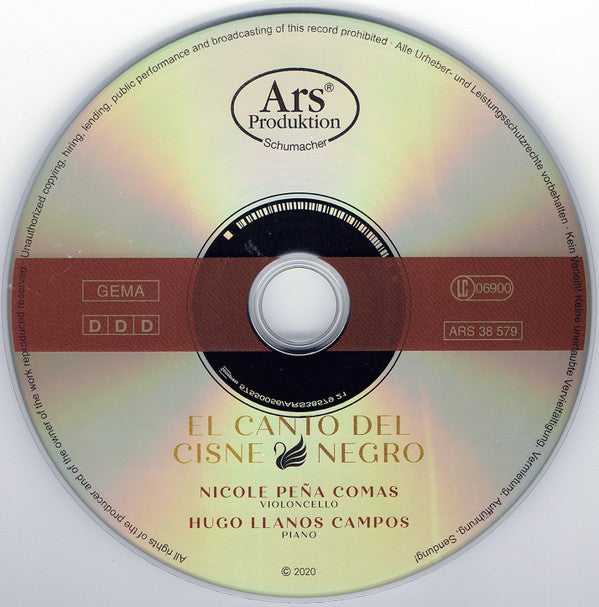 Nicole Peña Comas, Hugo Llanos Campos : El Canto Del Cisne Negro (CD, Album)