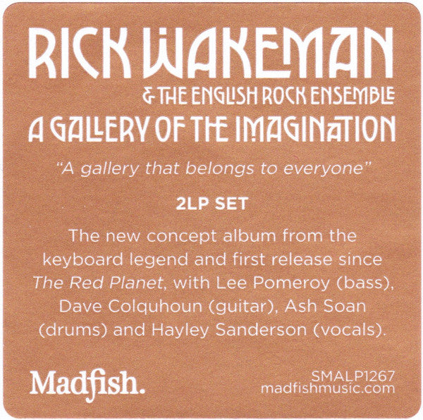 Rick Wakeman & The English Rock Ensemble : A Gallery Of The Imagination (2xLP, Album)