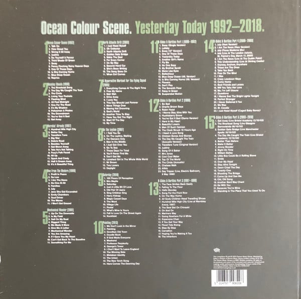 Ocean Colour Scene : Yesterday Today 1992-2018 (15xCD, Comp)