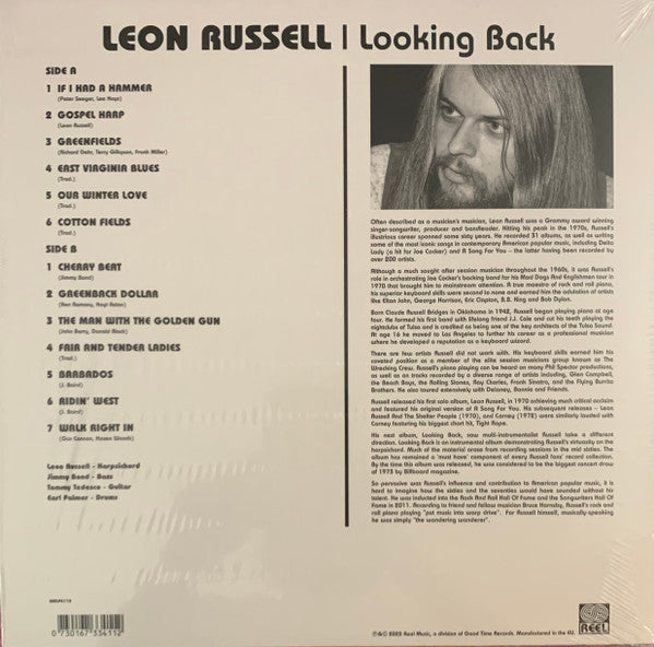 Leon Russell : Looking Back (LP, Album, RE, Pur)