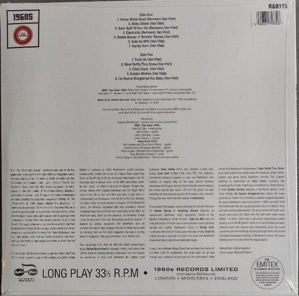Captain Beefheart & His Magic Band* : Broadcast From London & Bremen 1968-72 (LP, Unofficial)