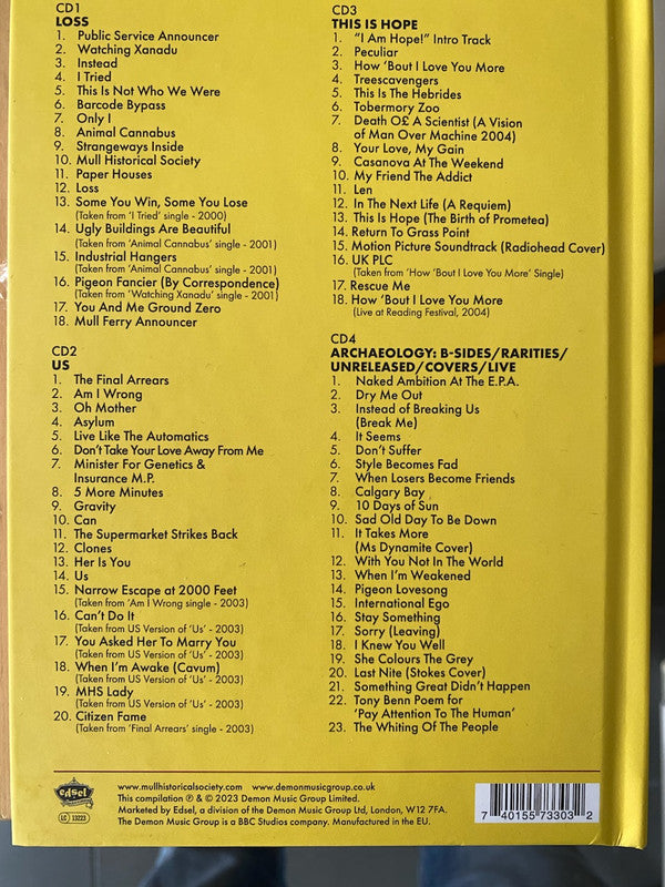 Mull Historical Society : Archaeology: Complete Recordings 2000-2004 (3xCD, Album, RE + CD, Comp)