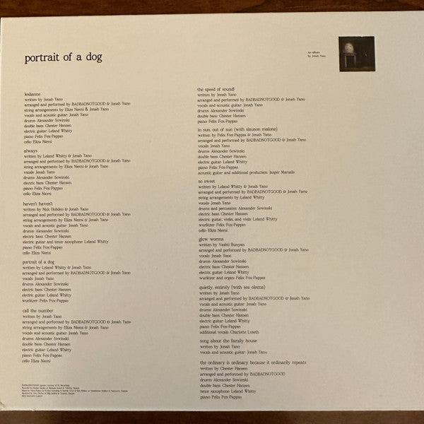 Jonah Yano : Portrait Of A Dog (CD, Album)
