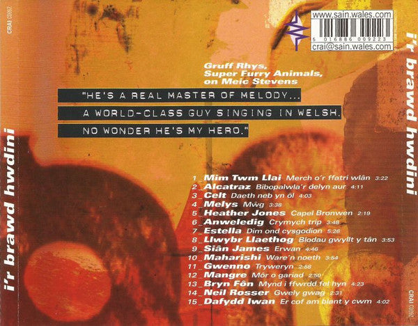 Various : I'r Brawd Hwdini (CD, Album, Comp)