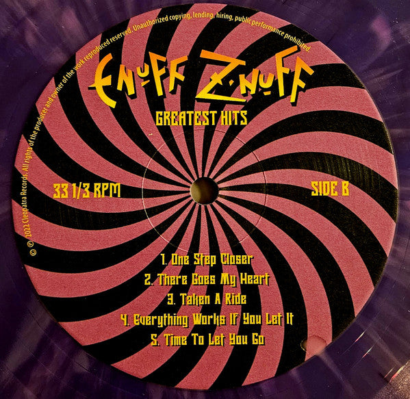 Enuff Z'nuff : Greatest Hits (LP, Comp, Ltd, RE, Pur)