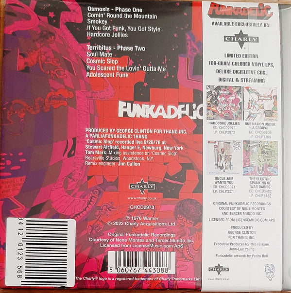 Funkadelic : Hardcore Jollies (CD, RE, RM)