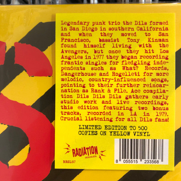 Dils* : Dils Dils Dils (LP, Comp, Ltd, RE, Yel)