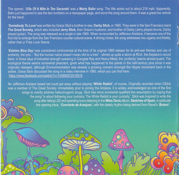 Jefferson Starship : Performing Jefferson Airplane At Woodstock - Del Mar Fairgrounds, Del Mar, CA, June 12th, 2009 (CD, Album, RE)