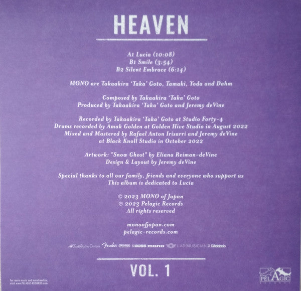 Mono (7) : Heaven Vol. 1 (10", EP)