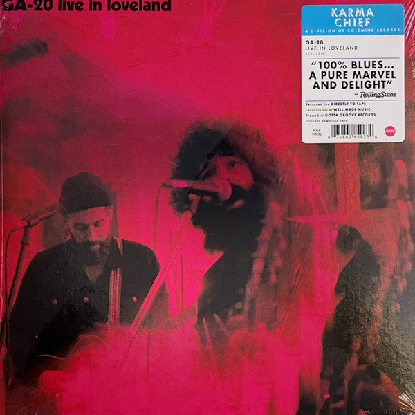 GA-20 : Live In Loveland (LP, Album, Pin)