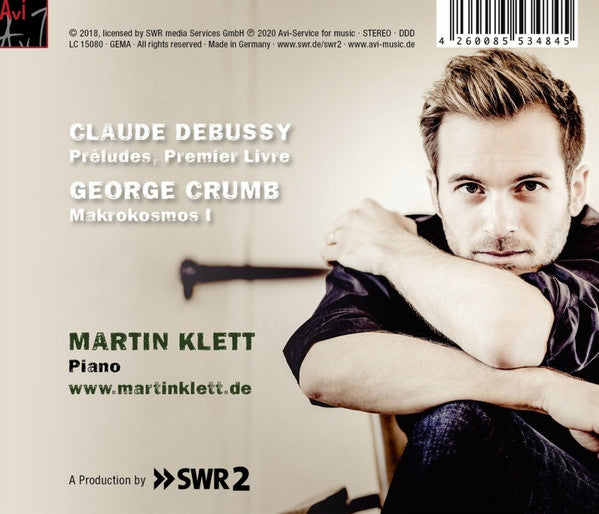 Claude Debussy, George Crumb, Martin Klett : Debussy & Crumb (CD, Album)