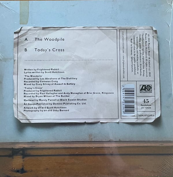 Frightened Rabbit : The Woodpile (7", Single, Ltd, RP)