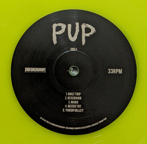 Pup (3) : Pup (LP, Album, Ltd, RP, Yel)