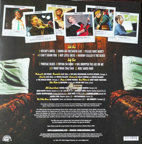 The Cash Box Kings : Oscar's Motel (LP, Album, Yel)