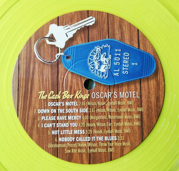 The Cash Box Kings : Oscar's Motel (LP, Album, Yel)