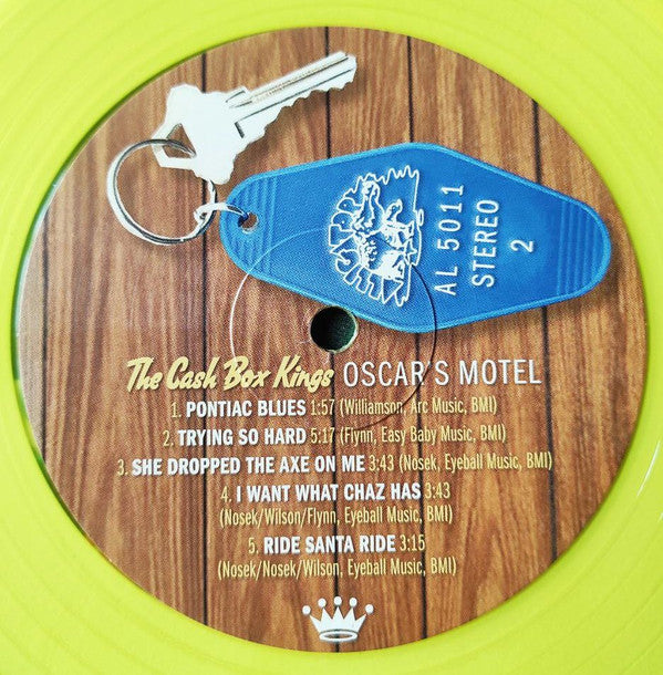 The Cash Box Kings : Oscar's Motel (LP, Album, Yel)