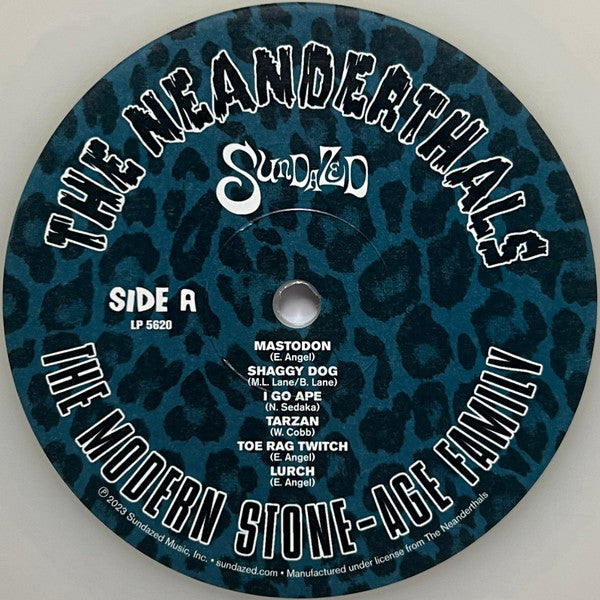 The Neanderthals : The Modern Stone-Age Family (LP, Album, RE, Whi)