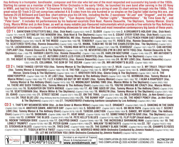 Ray Anthony : The Ray Anthony Collection 1949-1962 (3xCDr, Comp)